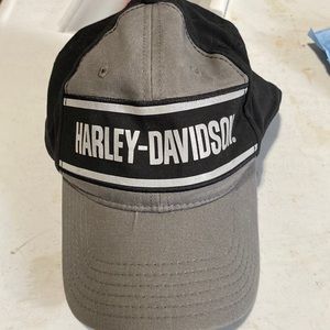 Harley Davidson ball cap.